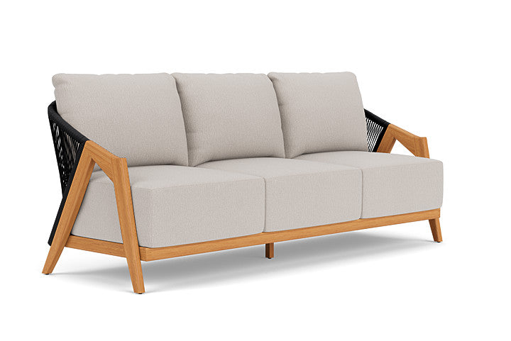 Lloyd Flanders - Alpine Sofa In Natural Teak Finish With Remy Cloud Fabric - 3630550962001 view 1