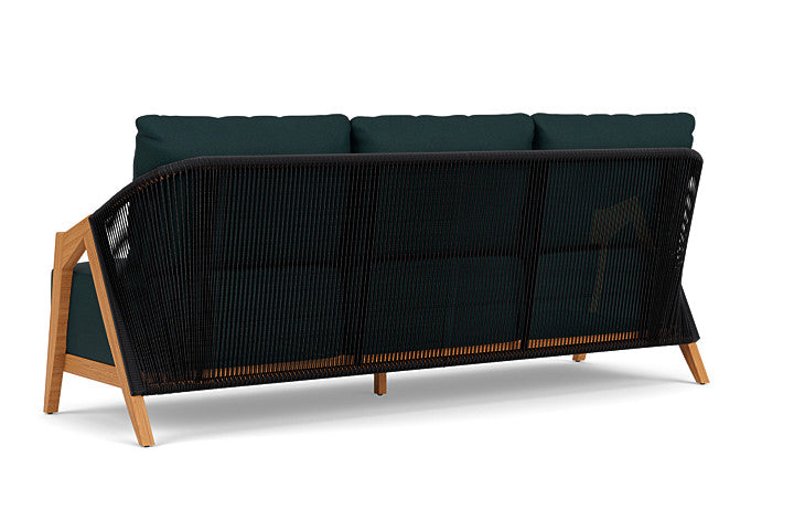 Lloyd Flanders - Alpine Sofa In Natural Teak Finish With Sandberg Lagoon Fabric - 3630550962039 view 2