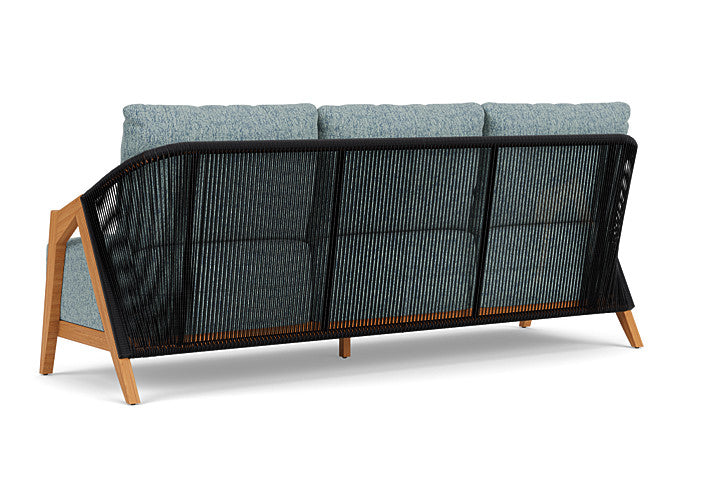Lloyd Flanders - Alpine Sofa In Natural Teak Finish With Serene Ocean Fabric - 3630550962032 view 2