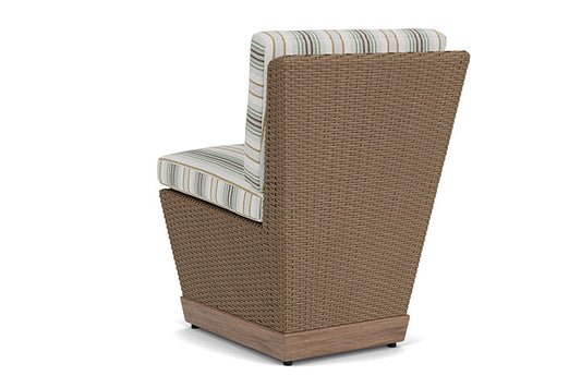 Lloyd Flanders - Charisma Armless Dining Chair In Brindle Finish With Jansen Eucalyptus Fabric - 4210075142061 view 2