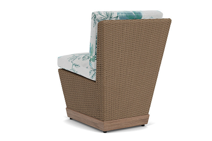Lloyd Flanders - Charisma Armless Dining Chair In Brindle Finish With Serena Floral Mist Fabric - 4210075142078 view 2