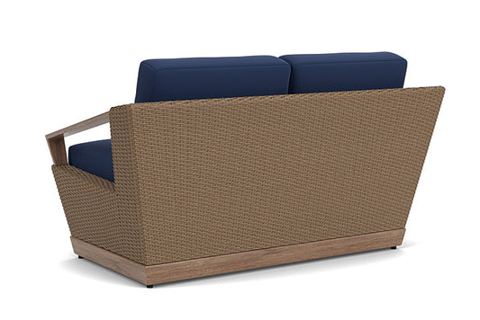 Lloyd Flanders - Charisma Loveseat In Brindle Finish With Beach Navy Fabric - 4210505142013 view 2