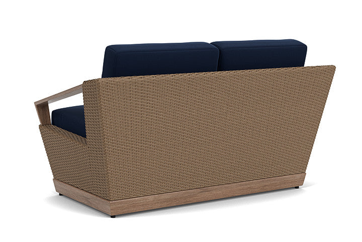 Lloyd Flanders - Charisma Loveseat In Brindle Finish With Decorline Navy Fabric - 4210505142019 view 2