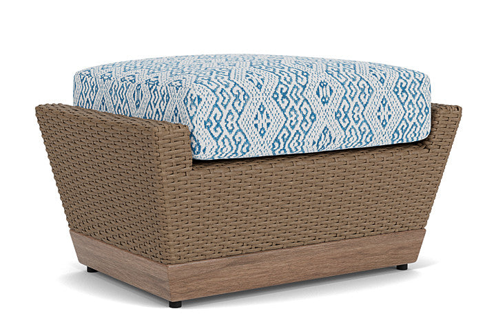 Lloyd Flanders - Charisma Ottoman In Brindle Finish With Aman Capri Fabric - 4210175141800 view 2