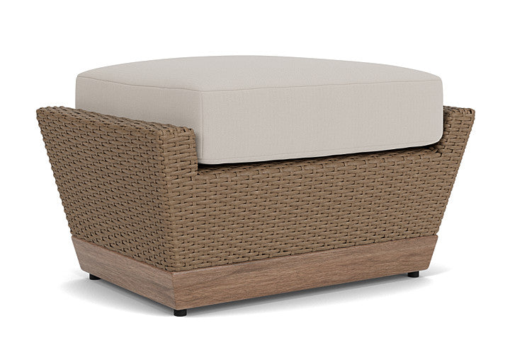 Lloyd Flanders - Charisma Ottoman In Brindle Finish With Azulu Twine Fabric - 4210175142034 view 2