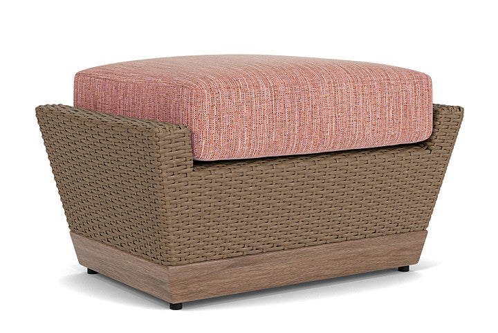 Lloyd Flanders - Charisma Ottoman In Brindle Finish With Friendly Carnival Fabric - 4210175142043 view 2