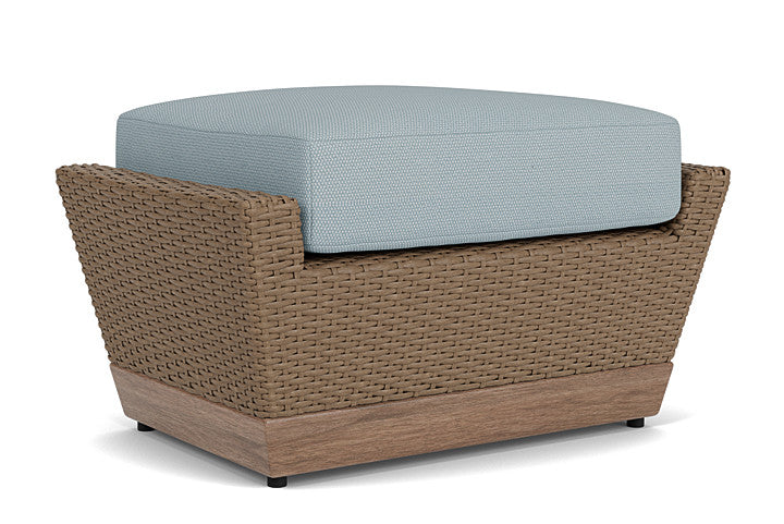 Lloyd Flanders - Charisma Ottoman In Brindle Finish With Kadogo Lake Fabric - 4210175142041 view 2