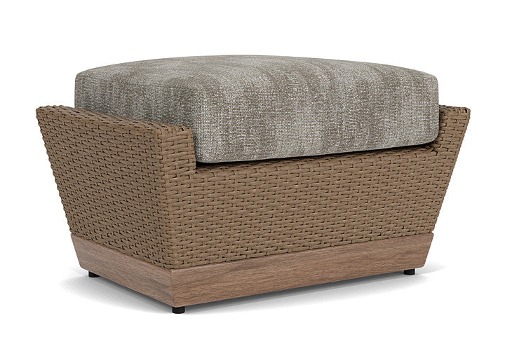 Lloyd Flanders - Charisma Ottoman In Brindle Finish With Surface Slate Fabric - 4210175142056 view 2