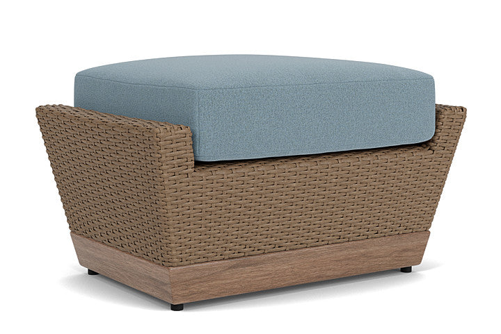 Lloyd Flanders - Charisma Ottoman In Brindle Finish With Unearth Mist Fabric - 4210175142068 view 2
