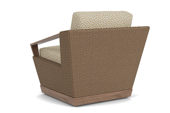 Lloyd Flanders - Charisma Swivel Lounge Chair In Brindle Finish With Bebot Sisal Fabric - 4210805142048 view 2