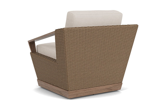 Lloyd Flanders - Charisma Swivel Lounge Chair In Brindle Finish With Canvas Canvas Fabric - 421080514319 view 2