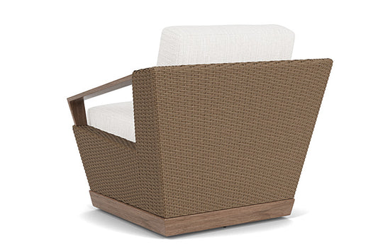 Lloyd Flanders - Charisma Swivel Lounge Chair In Brindle Finish With Friendly Natural Fabric - 4210805142042 view 2