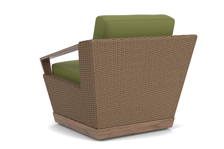 Lloyd Flanders - Charisma Swivel Lounge Chair In Brindle Finish With Reflections Grass Fabric - 4210805142051 view 2