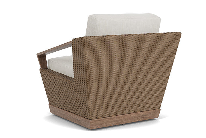Lloyd Flanders - Charisma Swivel Lounge Chair In Brindle Finish With Rollo Linen Fabric - 4210805142020 view 2