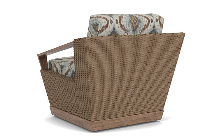 Lloyd Flanders - Charisma Swivel Lounge Chair In Brindle Finish With Yoko Mist Fabric - 421080514727 view 2