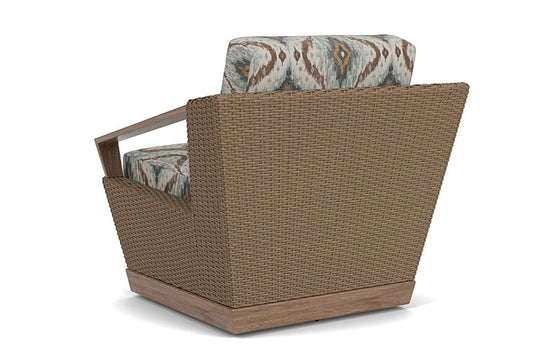 Lloyd Flanders - Charisma Swivel Lounge Chair In Brindle Finish With Yoko Mist Fabric - 421080514727 view 2