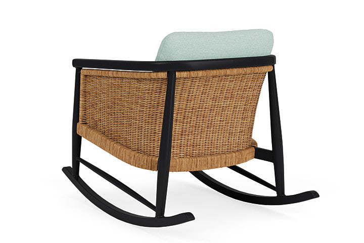 Lloyd Flanders - Galloway Lounge Rocker In Tortoiseshell Finish With Demo Mist Fabric - 239033111066 view 2