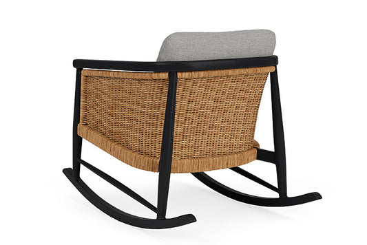 Lloyd Flanders - Galloway Lounge Rocker In Tortoiseshell Finish With Demo Stone Fabric - 239033111095 view 2