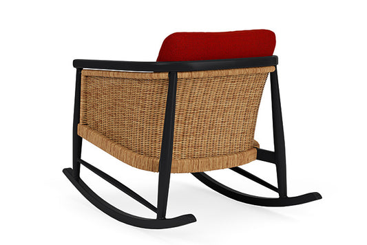 Lloyd Flanders - Galloway Lounge Rocker In Tortoiseshell Finish With Partyline Lollipop Fabric - 2390331112054 view 2