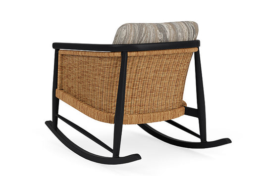 Lloyd Flanders - Galloway Lounge Rocker In Tortoiseshell Finish With Woodgrain Ash Fabric - 239033111723 view 2