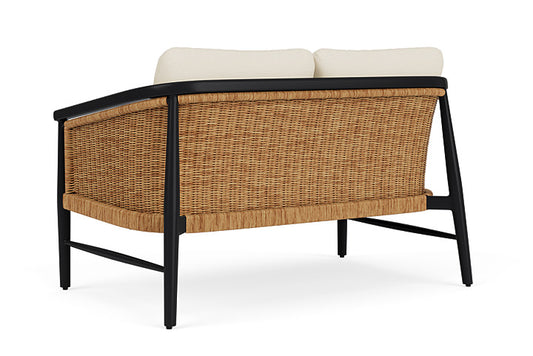 Lloyd Flanders - Galloway Loveseat In Tortoiseshell Finish With Sailcloth Sailor Fabric - 239050111434 view 2
