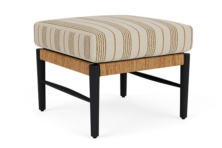Lloyd Flanders - Galloway Ottoman In Tortoiseshell Finish With Amber Waves Fabric - 2390171112044 view 2