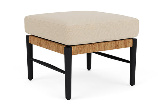 Lloyd Flanders - Galloway Ottoman In Tortoiseshell Finish With Raindrop Almond Fabric - 2390171112055 view 2