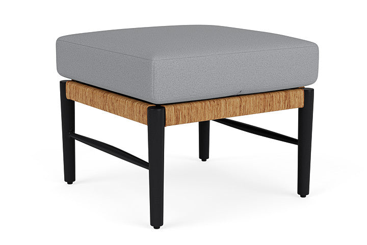 Lloyd Flanders - Galloway Ottoman In Tortoiseshell Finish With Sandberg Pewter Fabric - 2390171112029 view 2