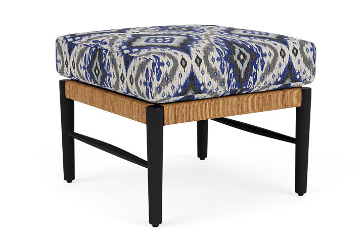 Lloyd Flanders - Galloway Ottoman In Tortoiseshell Finish With Yoko Mediterranean Fabric - 239017111705 view 2