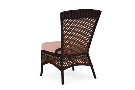 Lloyd Flanders - Grand Traverse Armless Dining Chair In Caramel Finish With Azulu Clay Fabric - 713070362033 view 2