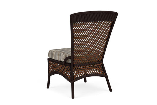 Lloyd Flanders - Grand Traverse Armless Dining Chair In Caramel Finish With Woodgrain Ash Fabric - 71307036723 view 2