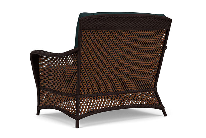 Lloyd Flanders - Grand Traverse Chair & A Half In Caramel Finish With Sandberg Lagoon Fabric - 713150362039 view 2