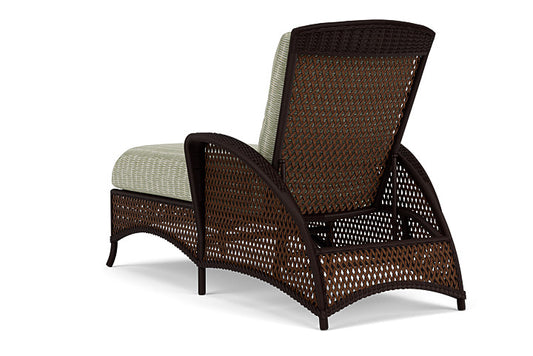 Lloyd Flanders - Grand Traverse Chaise In Caramel Finish With Romulo Laurel Fabric - 713250362049 view 2