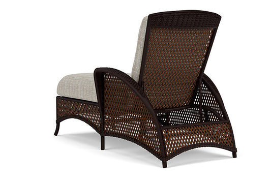 Lloyd Flanders - Grand Traverse Chaise In Caramel Finish With Romulo Mineral Fabric - 713250362050 view 2