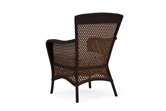 Lloyd Flanders - Grand Traverse Dining Armchair In Caramel Finish With Whimsical Bird Song Fabric - 713010362080 view 2