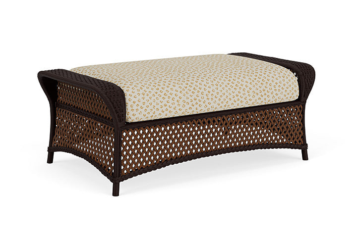 Lloyd Flanders - Grand Traverse Large Ottoman In Caramel Finish With Bebot Sisal Fabric - 713270362048 view 2