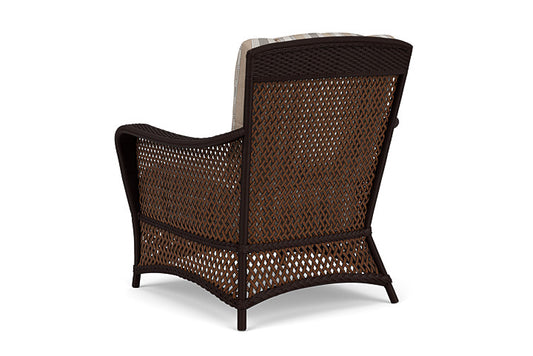 Lloyd Flanders - Grand Traverse Lounge Chair In Caramel Finish With Purveyor Pewter Fabric - 71302036146 view 2