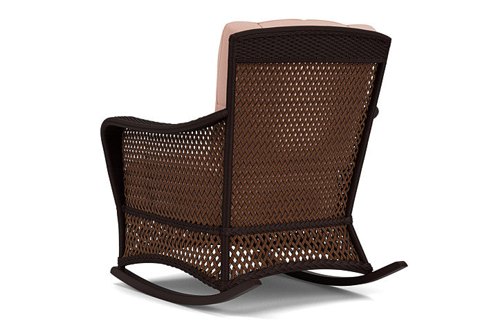 Lloyd Flanders - Grand Traverse Lounge Rocker In Caramel Finish With Azulu Clay Fabric - 713330362033 view 2