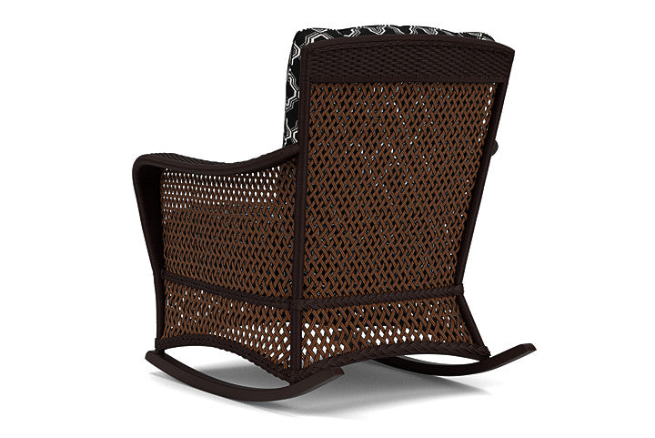 Lloyd Flanders - Grand Traverse Lounge Rocker In Caramel Finish With Luna Onyx Fabric - 713330362071 view 2