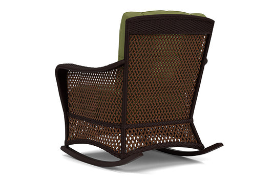 Lloyd Flanders - Grand Traverse Lounge Rocker In Caramel Finish With Reflections Grass Fabric - 713330362051 view 2
