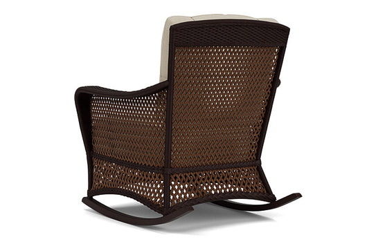 Lloyd Flanders - Grand Traverse Lounge Rocker In Caramel Finish With Rumba Straw Fabric - 713330362008 view 2