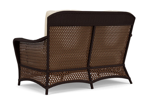 Lloyd Flanders - Grand Traverse Loveseat In Caramel Finish With Callen Pearl Fabric - 713500362021 view 2