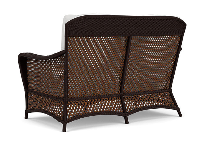 Lloyd Flanders - Grand Traverse Loveseat In Caramel Finish With Canvas Natural Fabric - 71350036159 view 2