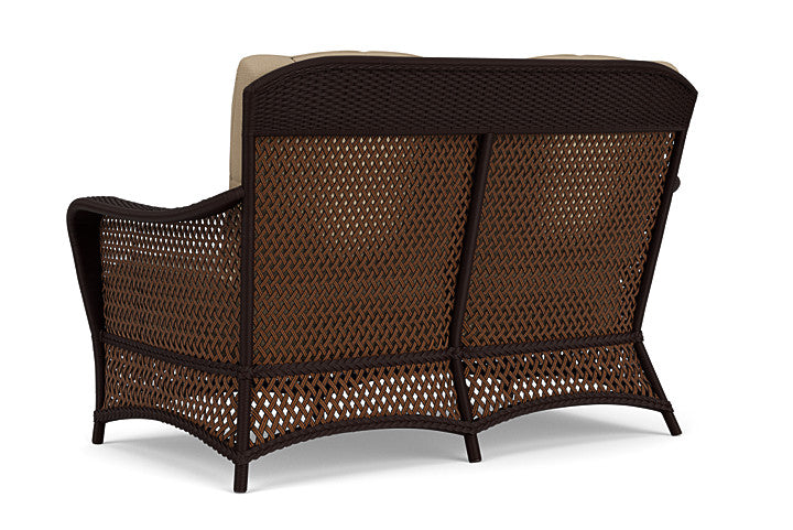 Lloyd Flanders - Grand Traverse Loveseat In Caramel Finish With Fife Sahara Fabric - 71350036742 view 2