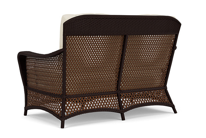 Lloyd Flanders - Grand Traverse Loveseat In Caramel Finish With Sailcloth Sailor Fabric - 71350036434 view 2