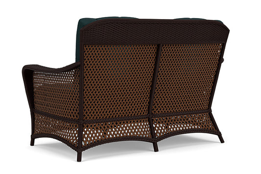 Lloyd Flanders - Grand Traverse Loveseat In Caramel Finish With Sandberg Lagoon Fabric - 713500362039 view 2