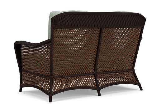 Lloyd Flanders - Grand Traverse Loveseat In Caramel Finish With Serene Spa Fabric - 713500362031 view 2