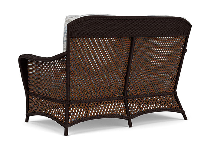 Lloyd Flanders - Grand Traverse Loveseat In Caramel Finish With Stratosphere Cloud Fabric - 713500361966 view 2