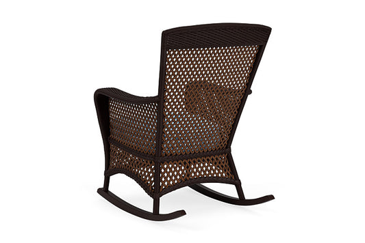 Lloyd Flanders - Grand Traverse Porch Rocker In Caramel Finish With Aman Capri Fabric - 713360361800 view 2