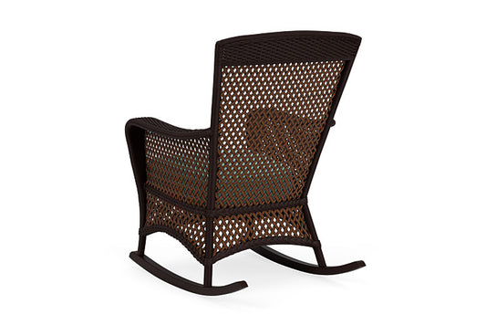 Lloyd Flanders - Grand Traverse Porch Rocker In Caramel Finish With Pavian Pool Fabric - 713360362045 view 2